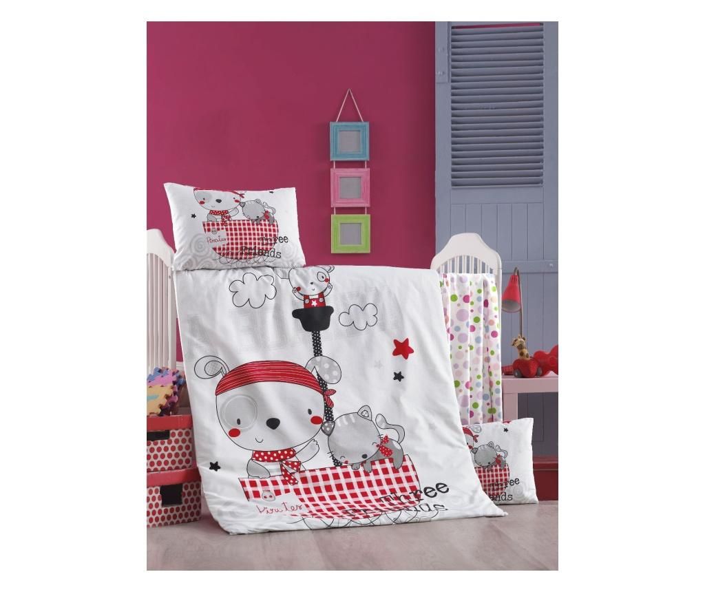 Set lenjerie de patut Victoria Baby - Victoria, Multicolor