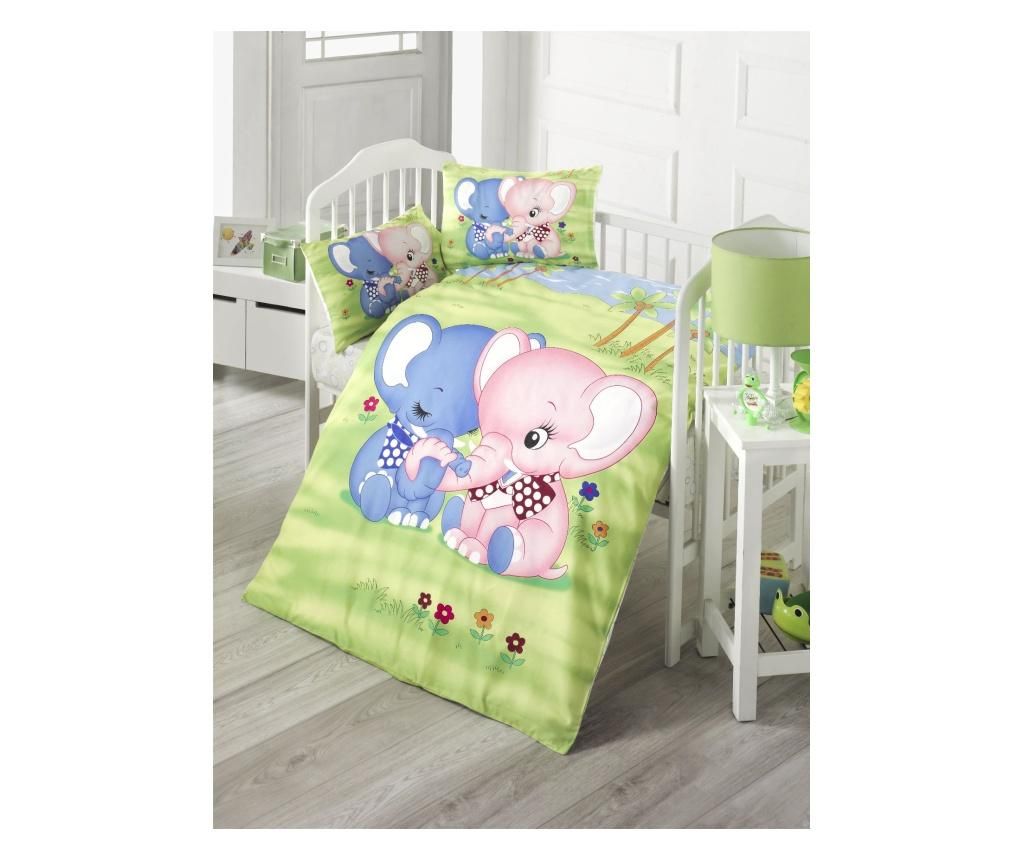 Set lenjerie de patut Victoria Baby - Victoria, Multicolor