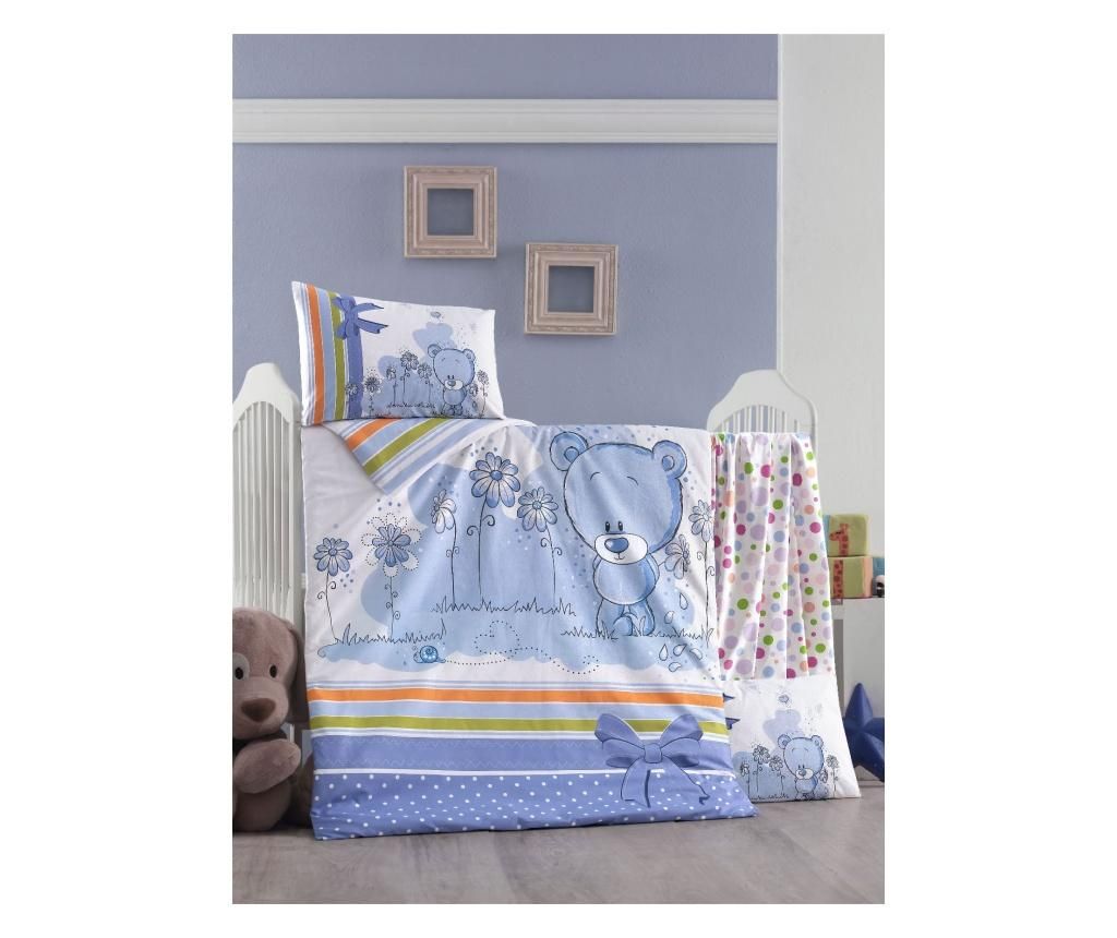 Set lenjerie de patut Victoria Baby - Victoria, Multicolor