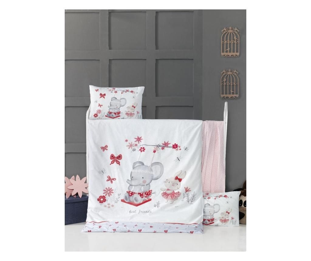 Set lenjerie de patut Victoria Baby - Victoria, Multicolor