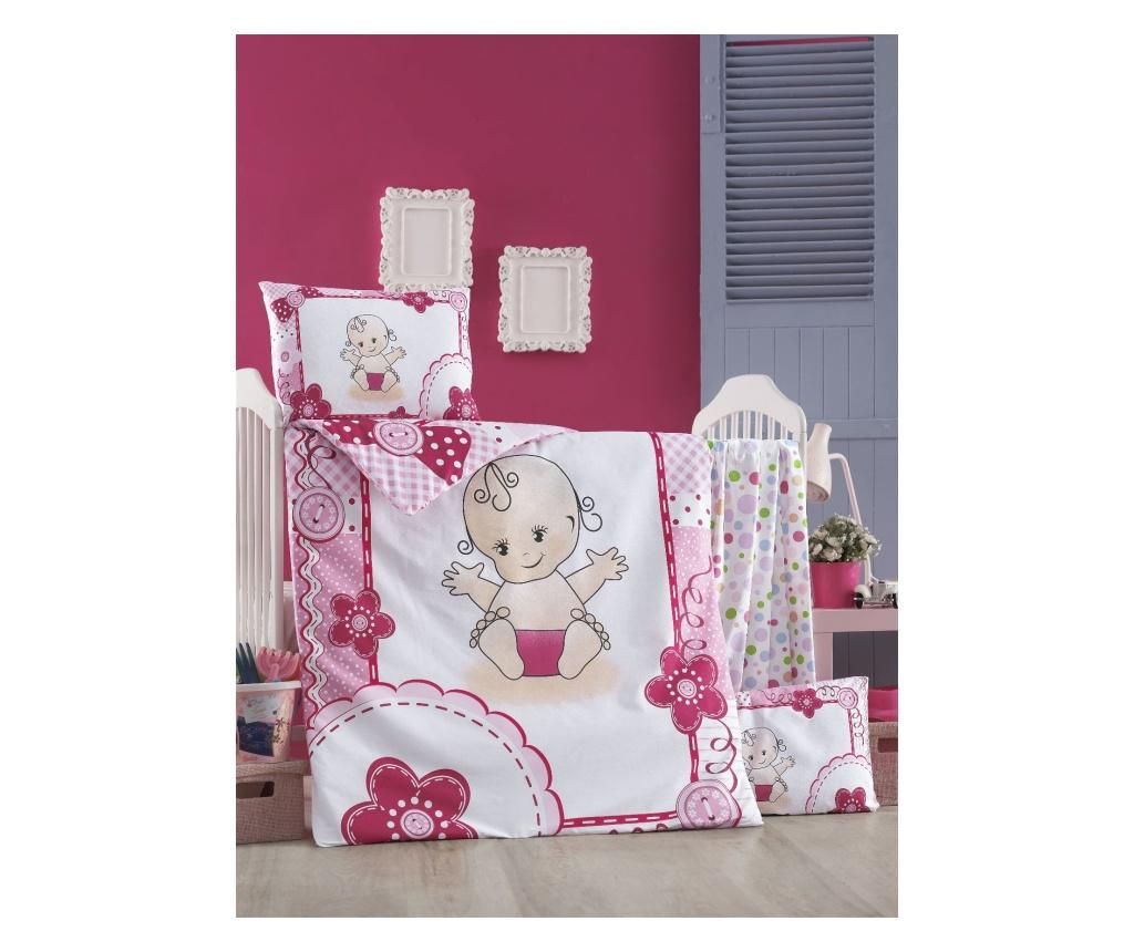 Set lenjerie de patut Victoria Baby - Victoria, Multicolor