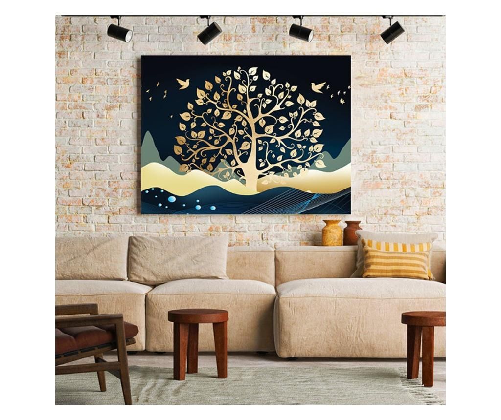 Tablou Canvas Tree Of Life 30x40 cm - DECOSTICK, Multicolor