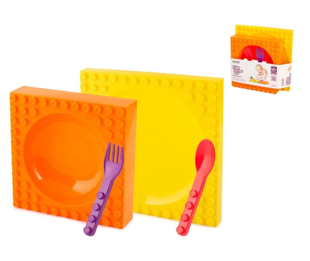 Set de masa pentru copii 4 piese Lulabi – Lulabi, Multicolor Lulabi
