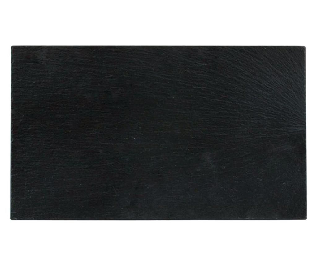 Tava Viejovalle, ardezie, negru, 30x20x1 cm – VIEJOVALLE, Negru VIEJOVALLE