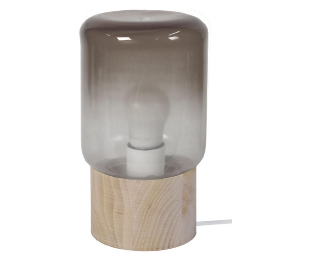 Lampa de masa Tosel, lemn de fag, max. 40 W, E27, 12x12x22 cm - Tosel, Crem