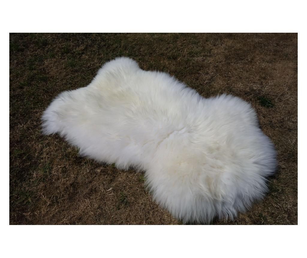 Covor British 100x60 - Arctic Fur, Alb