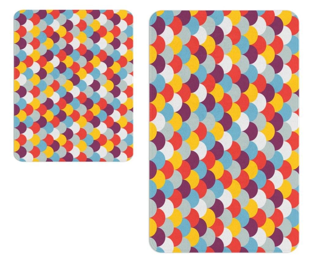 Set 2 covorase de baie Small – Oyo Concept, Multicolor