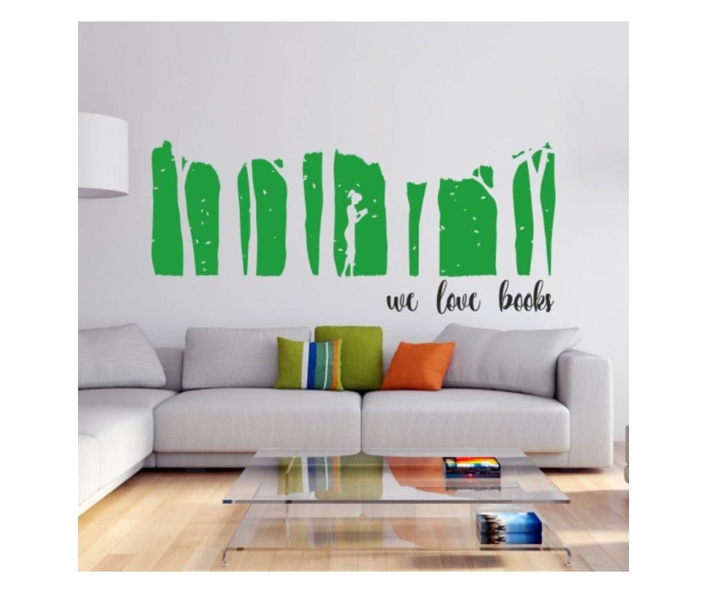 Sticker Decorativ Pentru Iubitorii De Carti, We Love Books,, 117 X 50 Cm - ORACAL