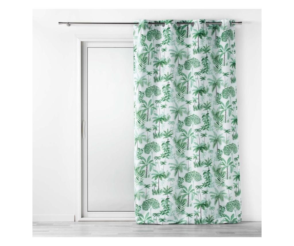 Perdea Douceur D’intérieur, poliester, 140×260 cm, verde – douceur d’intérieur, Verde douceur d'intérieur