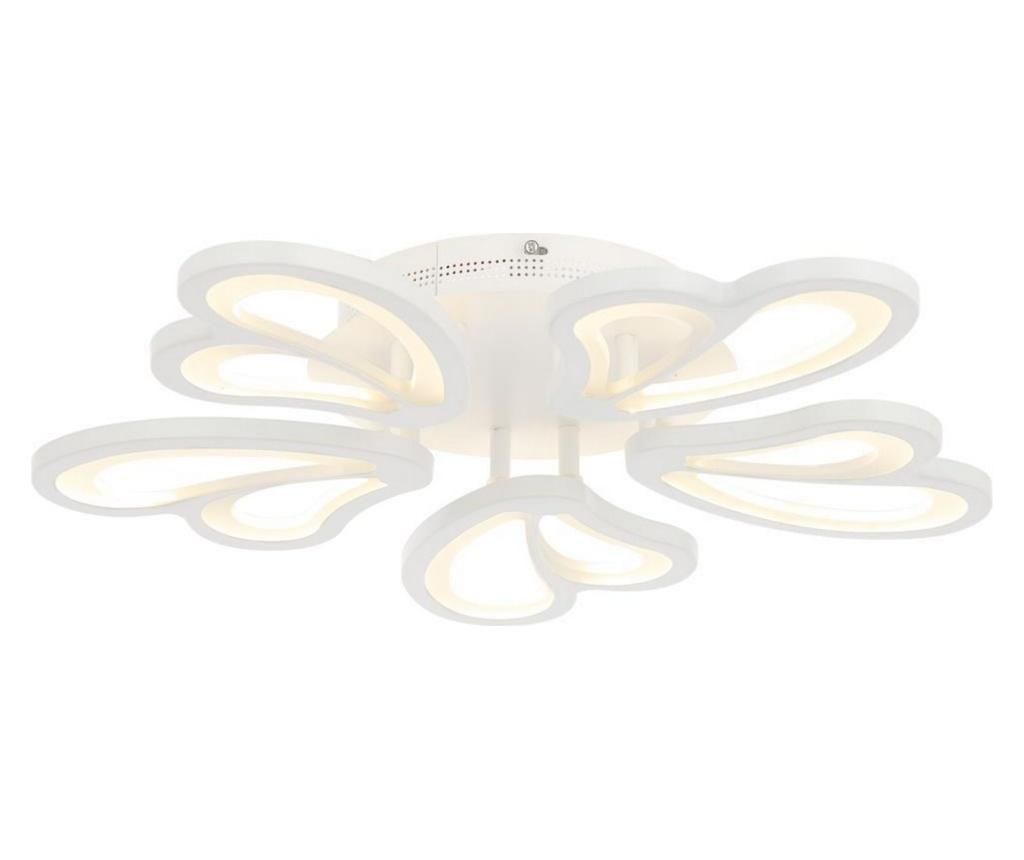 Plafoniera Squid Lighting, metal (aluminiu), max. 110 W W, 55x55x10 cm - Squid lighting, Alb