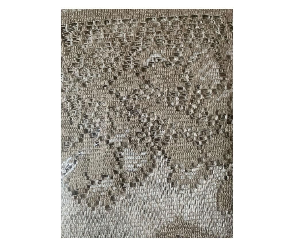 Fata de masa jacquard, syriusz, oval, auriu/bej 140x250 cm - PETSI BG LTD