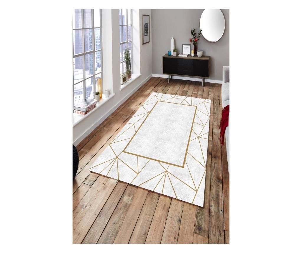 Covor Rizzoli, White Gold Striped, 160×230 cm, alb/auriu – Rizzoli, Alb Rizzoli imagine 2022
