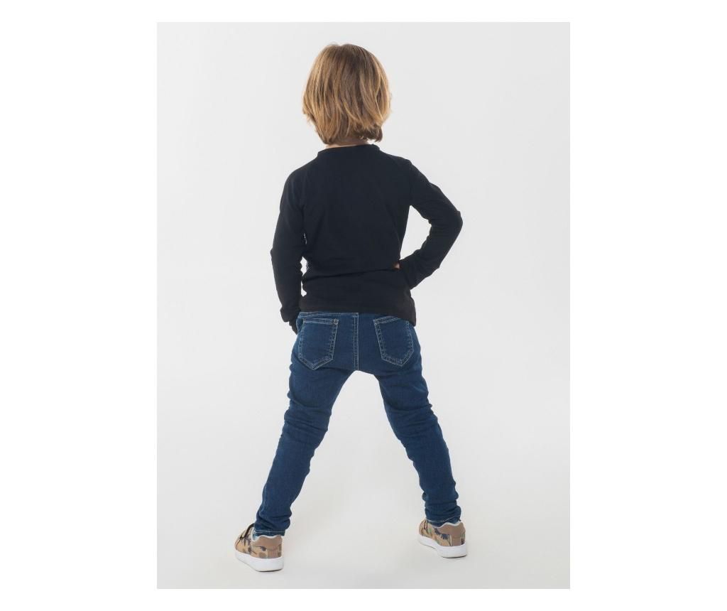Set bluza si pantaloni Leon Boy 4 ani - ZenoKido, Negru - 1