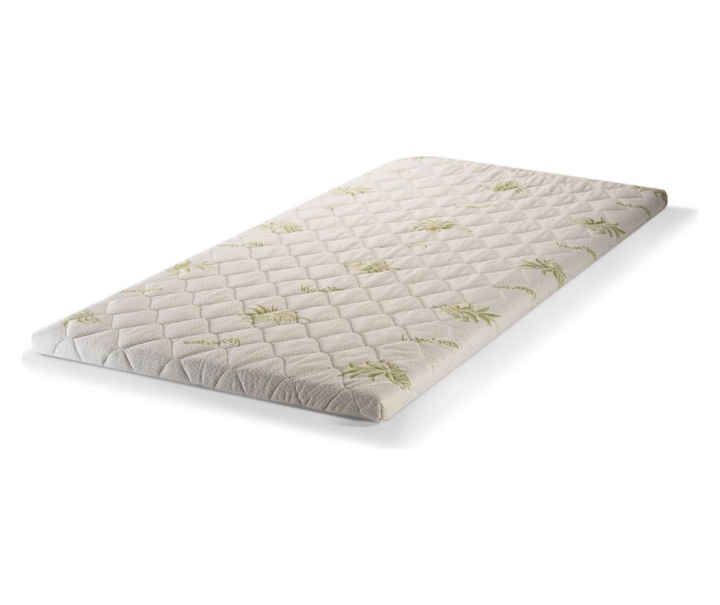 Topper saltea sleepmode aloe vera zipmode 72x190 cm - Sleepmode, Alb