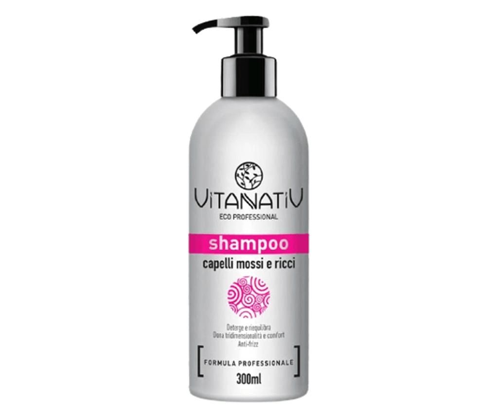 Sampon profesional pentru par cret si ondulat, Vitanativ Eco Professional, 300ml - Vitanativ Eco Professional