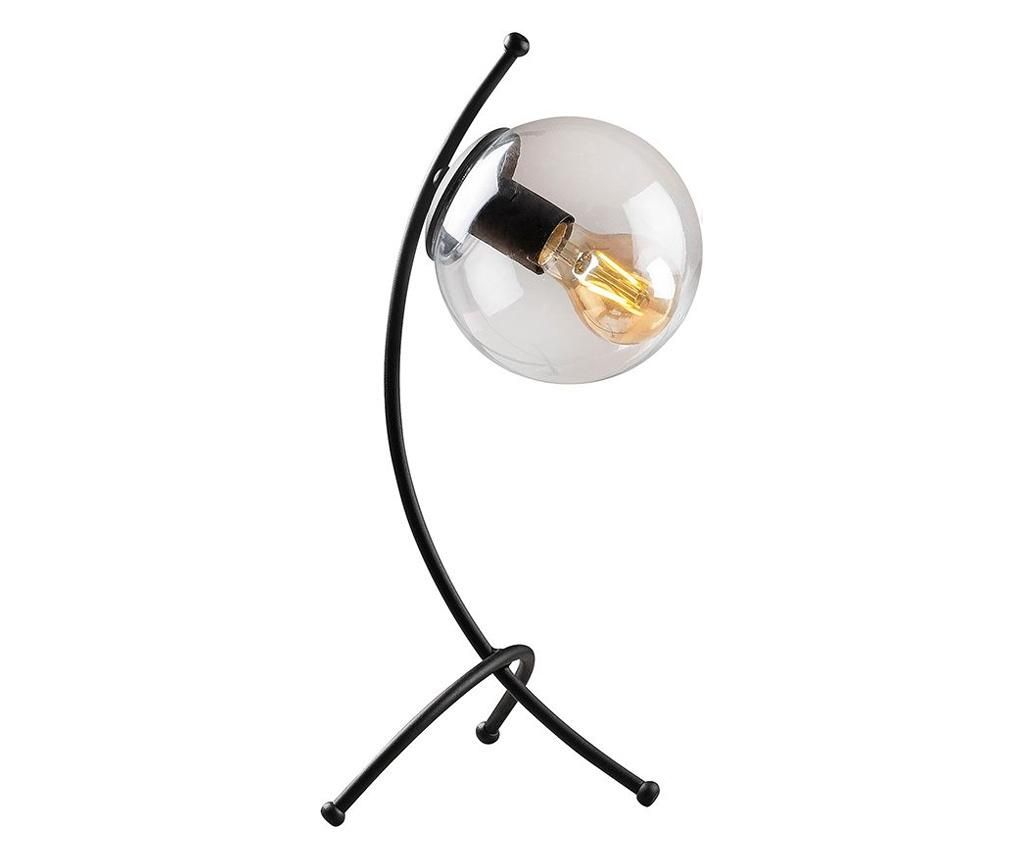 Lampa de masa Tatum, corp din metal, max. 60 W, E27, negru, 23x18x43 cm – Tatum, Negru Tatum imagine reduceri 2022