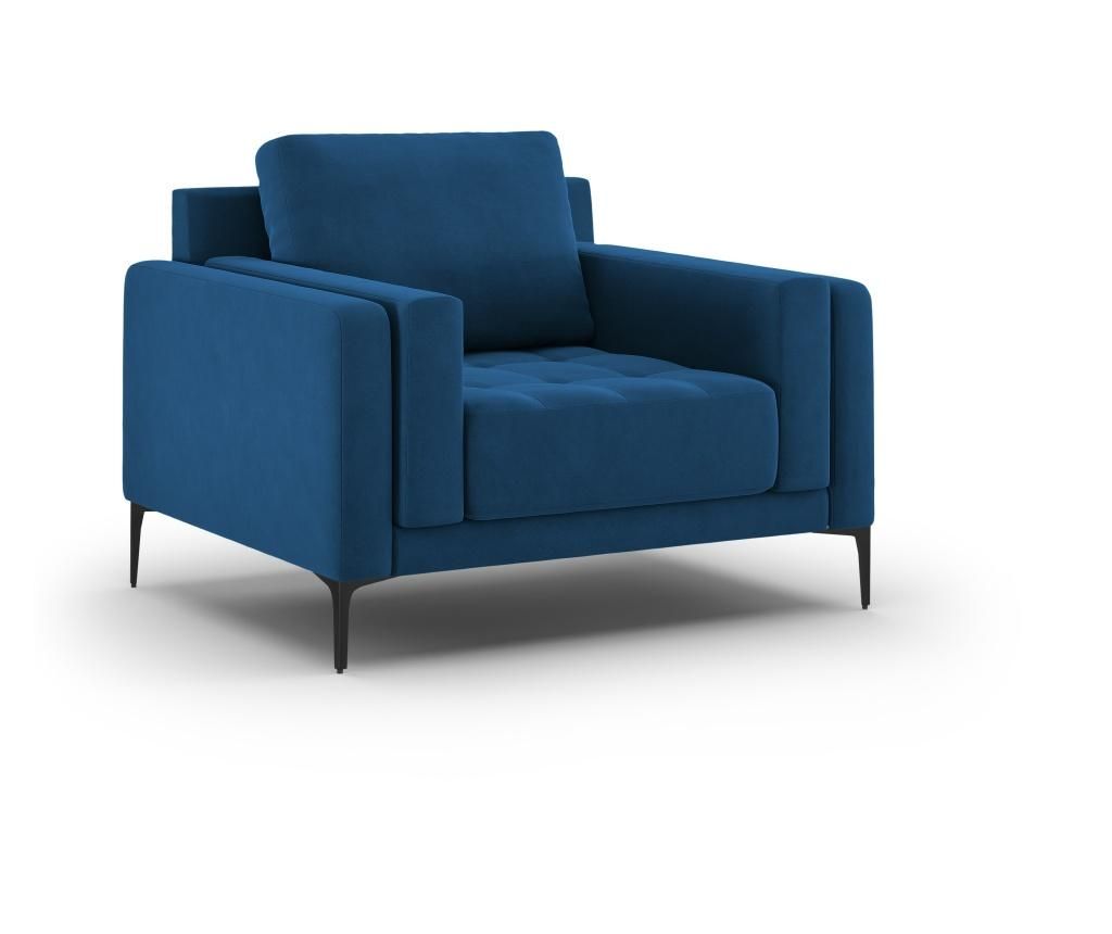 Fotoliu Mazzini Sofas, Orrino Royal Blue, 108x95x82 cm - Mazzini Sofas, Albastru