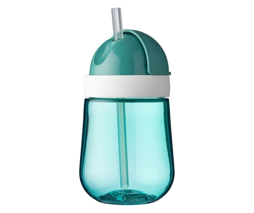Sticla cu pai pentru copii MIO Turquoise 300 ml – Mepal, Albastru Mepal imagine 2022