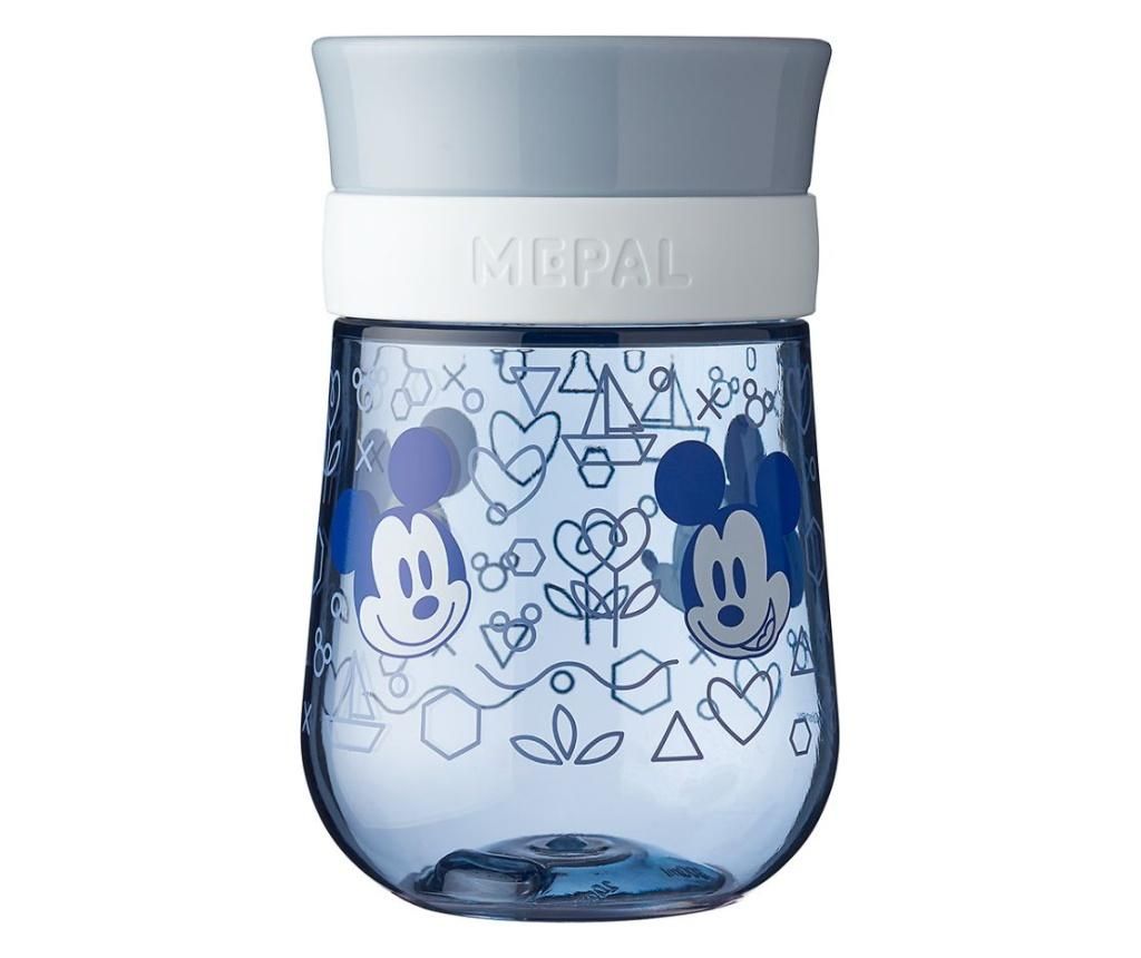 Cana cu capac pentru copii MIO Mickey Mouse 300 ml – Mepal, Albastru Mepal