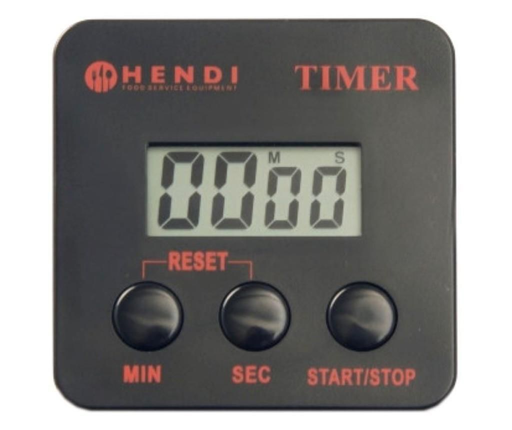 Cronometru digital pentru bucatarie Hendi, Hendi, ABS, 7x2x7 cm – Hendi, Negru Hendi imagine 2022 caserolepolistiren.ro