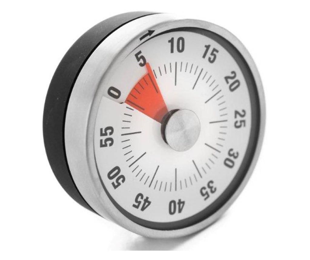 Cronometru analogic de bucatarie Hendi, ABS, ⌀8 cm, 8x8x3 cm - Hendi, Negru