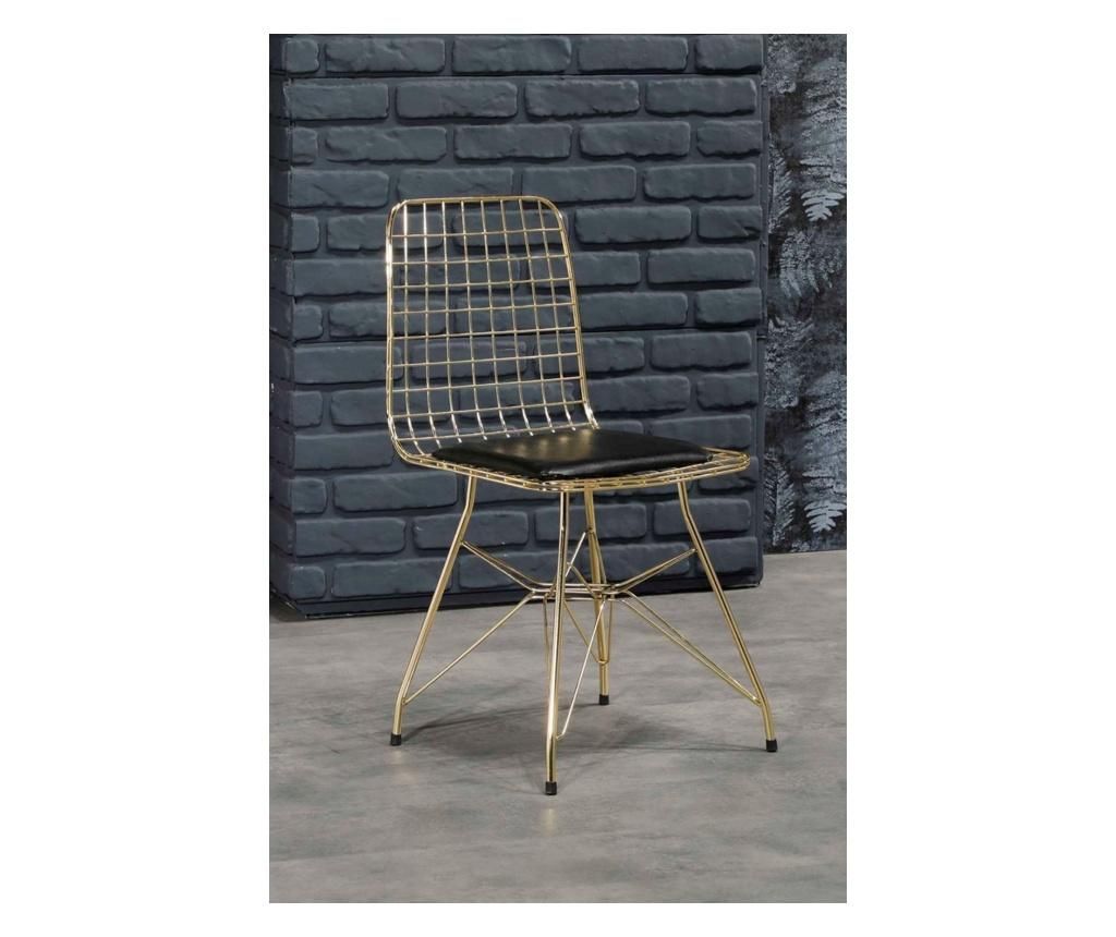 Set 2 scaune - Gauge Concept, Galben & Auriu