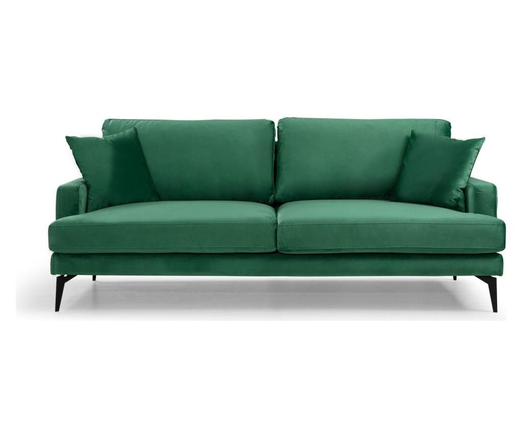 Canapea 3 locuri Artie, 205x90x88 cm - Artie, Verde