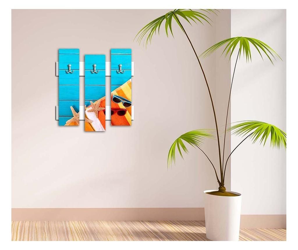 Cuier de perete Hangger, 59x55 cm, MDF - Hangger, Multicolor