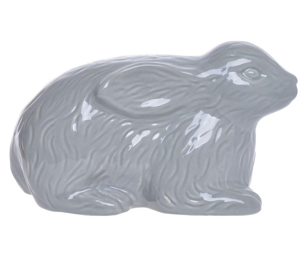 Decoratiune Rabbit – EWAX, Gri & Argintiu EWAX imagine 2022