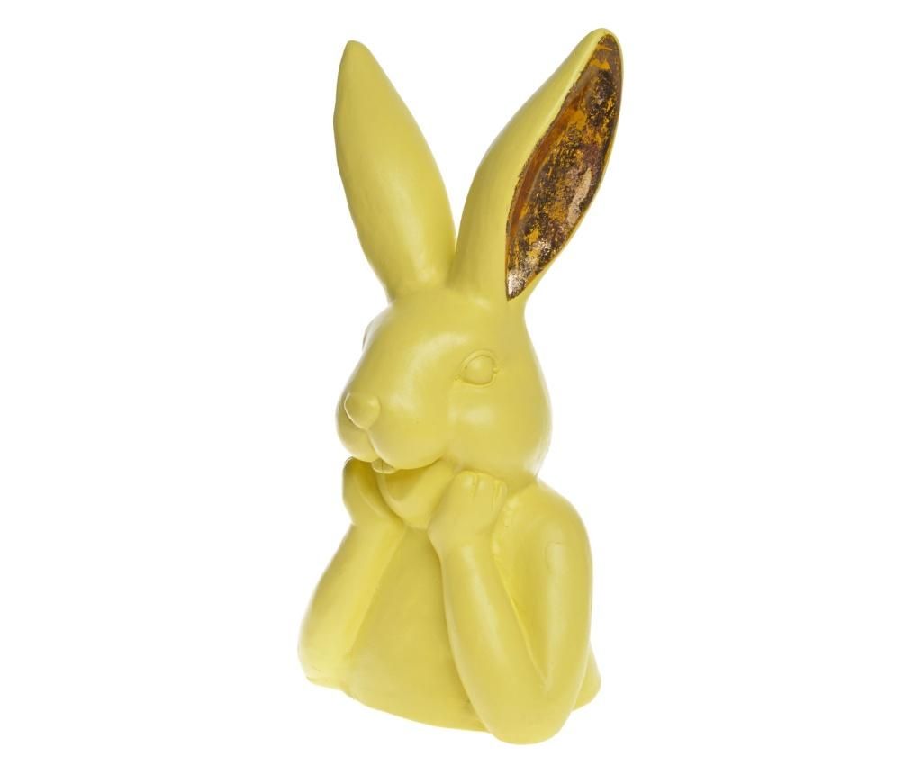 Decoratiune Ewax, Rabbit, polirasina, M, galben - EWAX, Galben & Auriu - 2 | YEO