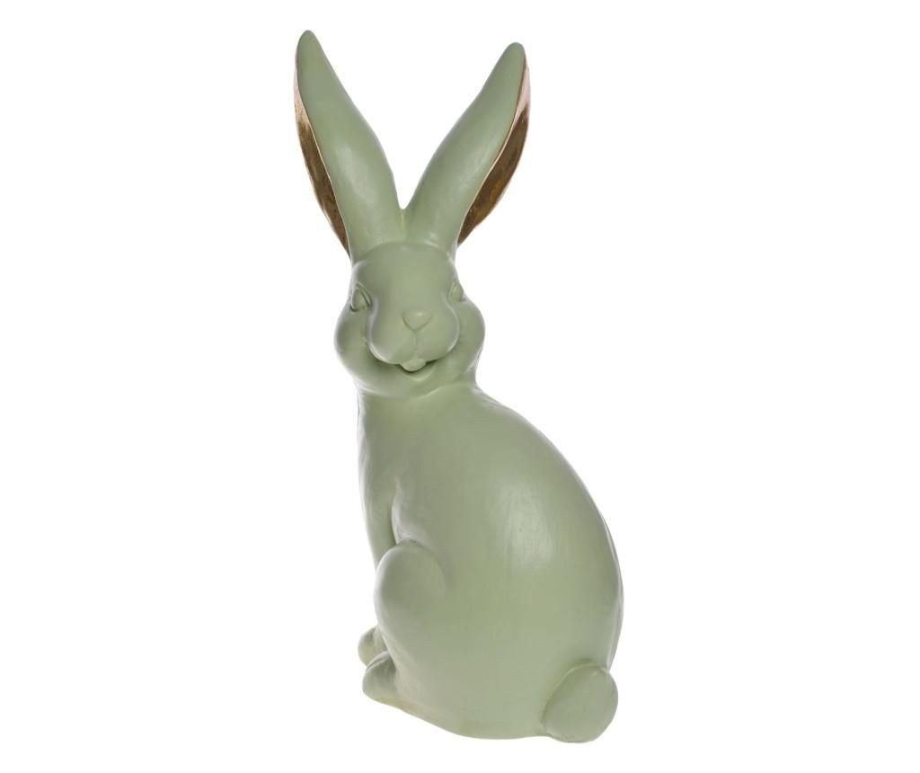 Decoratiune Ewax, Rabbit, polirasina, 26x16x39 cm, verde – EWAX, Verde EWAX imagine 2022