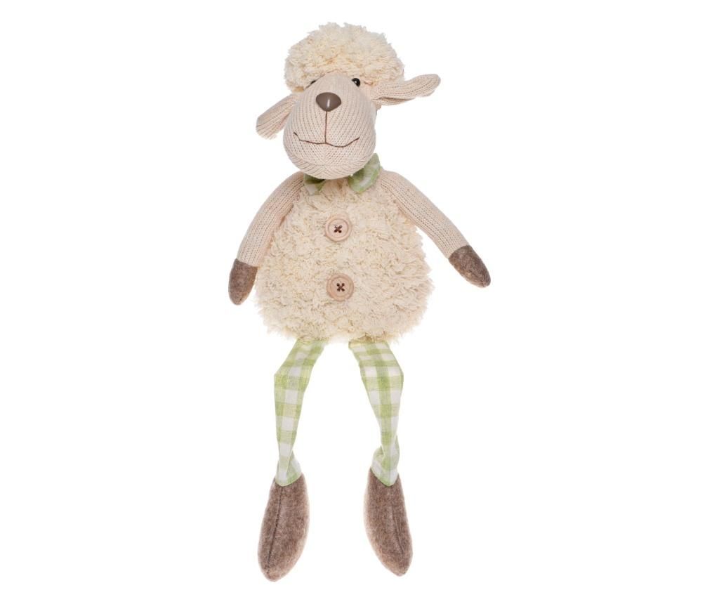 Decoratiune Ewax, Sheep, poliester, 15x13x40 cm, bej - EWAX, Crem