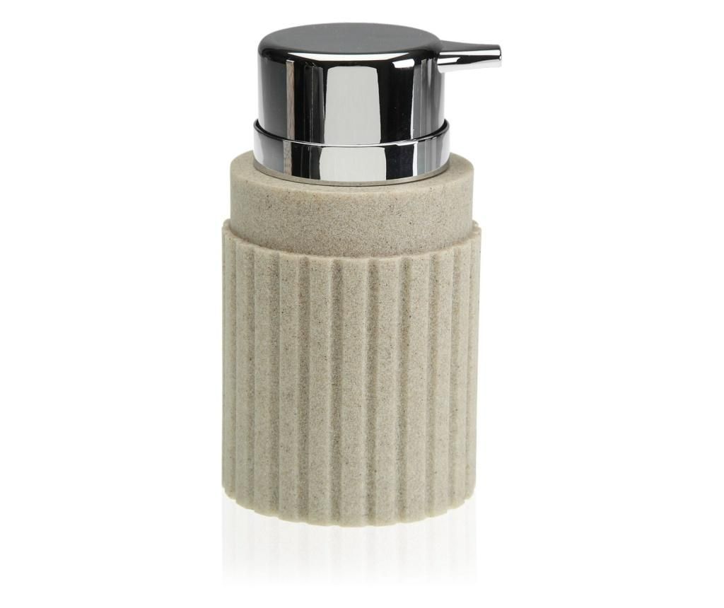 Dispenser pentru sapun lichid Versa, rasina ABS, 8x8x15 cm – Versa, Crem Versa