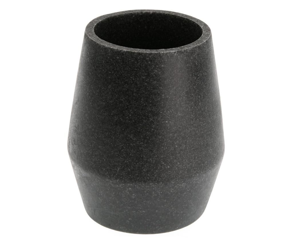 Pahar pentru baie Versa, ceramica, 9x9x10 cm, negru – Versa, Negru Versa imagine 2022