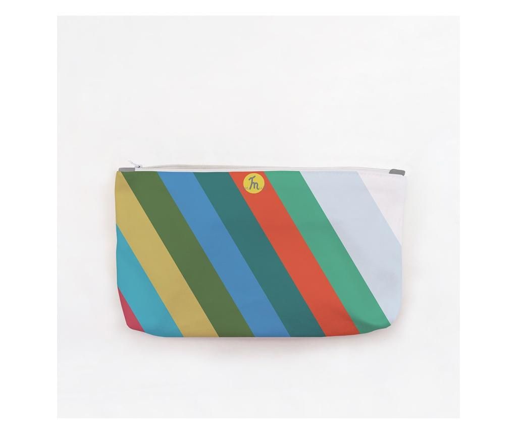 Portofel Handmade, Pouch Big Original Mulewear, Abstract Avalansa de Culori, Color Avalanche, Multicolor, 38x23 cm Mulewear, Abs - Mulewear - 1 | YEO