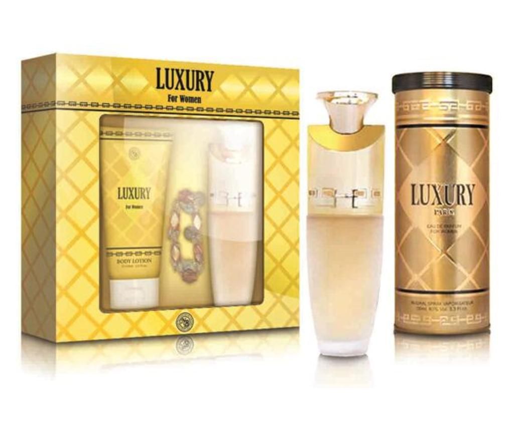 Set cadou pentru femei Luxury New Brand(apa de parfum 100ml+lotiune de corp 130ml+bratara) - New Brand