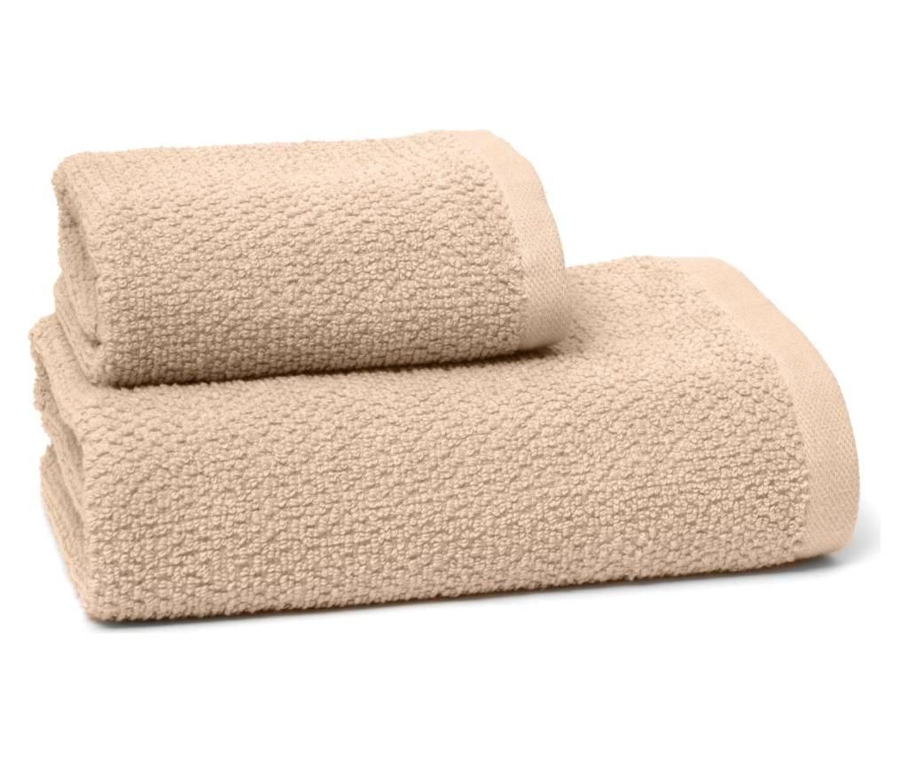 Set 2 prosoape de baie Bichicco Beige - SOPHIE MAISON, Crem