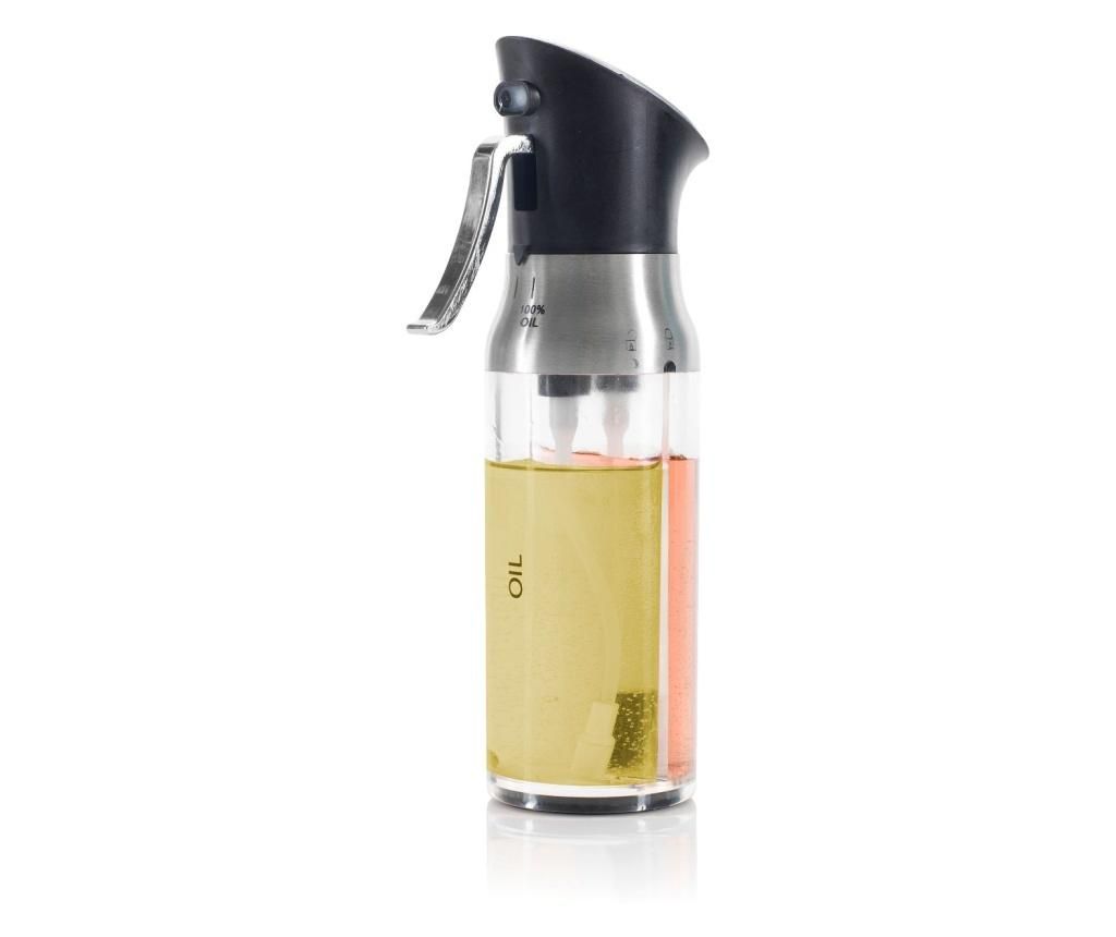 Sticla cu spray pentru ulei si otel 500 ml, Evviva, ABS, transparent – Evviva, Alb