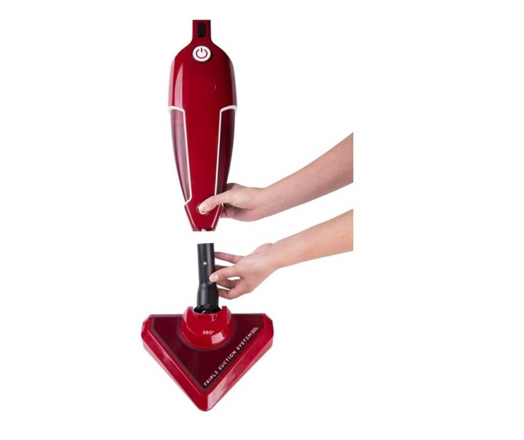 Aspirator vertical Studio Casa TRIA FORCE 3 IN 1, 850W, filtru hepa, rosu - STUDIO CASA - 2 | YEO