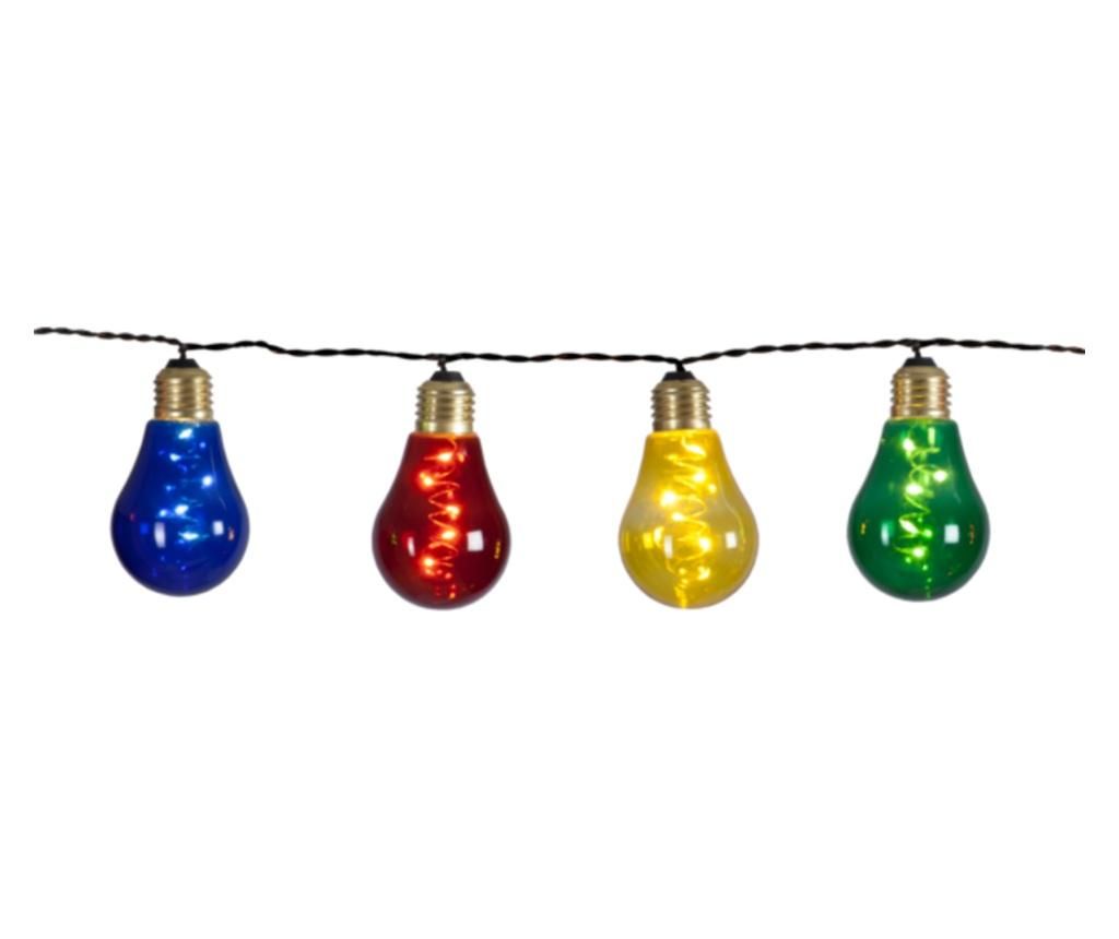 Ghirlanda luminoasa Best Season, Glow 10 lights LED, carcasa: sticla, LED, multicolor, 360x6x11 cm – Best Season Best Season
