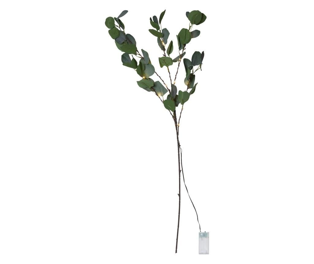 Decoratiune luminoasa Best Season, Eucalyptus, ornament: material, LED, max. 0.45W W, 30x2x90 cm – Best Season, Verde Best Season