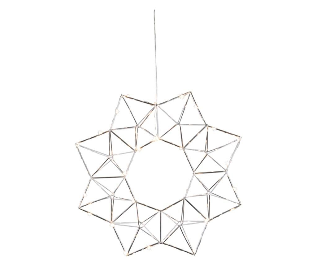 Decoratiune suspendabila luminoasa Best Season, Wirestar Edge, metal, 40x7x40 cm - Best Season