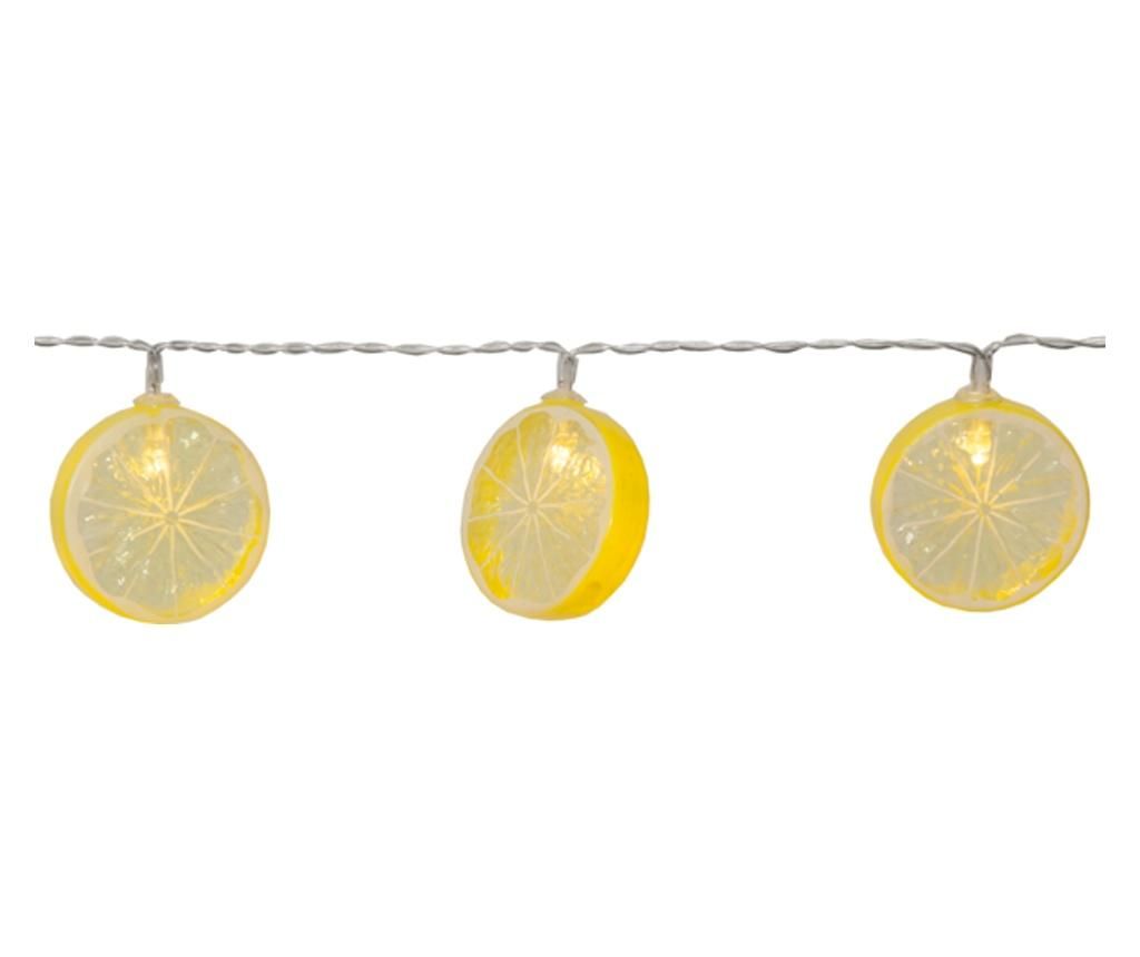 Ghirlanda luminoasa Best Season, Lemons, plastic, 135x1x5 cm – Best Season, Galben & Auriu Best Season imagine 2022 caserolepolistiren.ro
