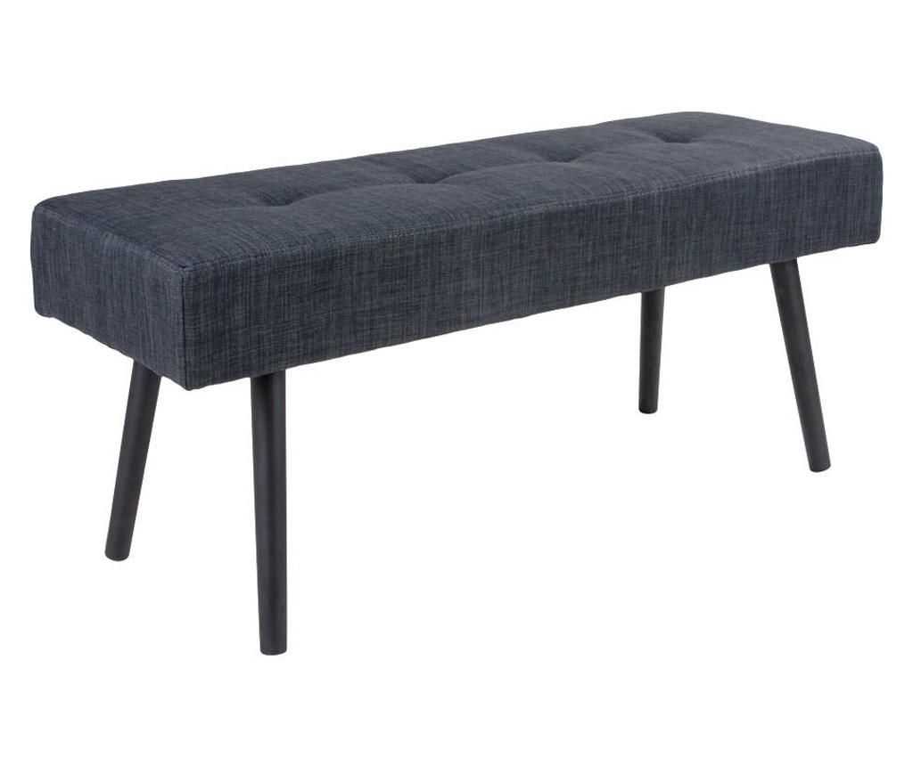 Bancheta Skiby Dark Grey - House Nordic, Gri & Argintiu