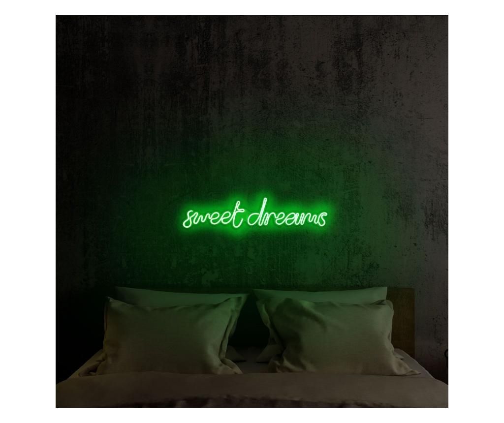 Aplica de perete decorativa Neon Graph, neon benzi PVC, No Bulb, max. 12W W, 66x15x2 cm - Neon Graph, Verde