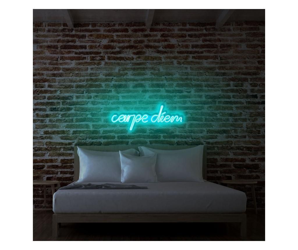 Aplica de perete decorativa Neon Graph, neon benzi PVC, No Bulb, max. 12W W, 53x20x2 cm - Neon Graph, Albastru