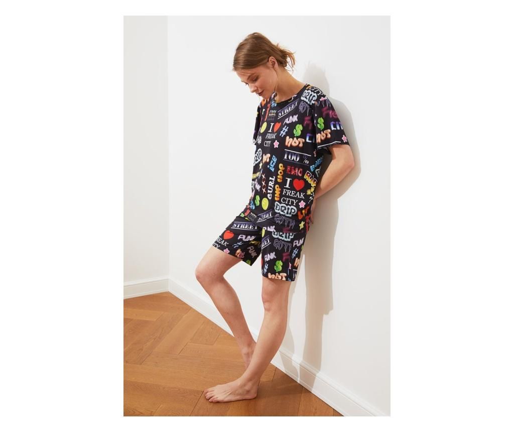 Pijama dama I Love Freak City M, Trendyol Milla, multicolora – Trendyol, Multicolor