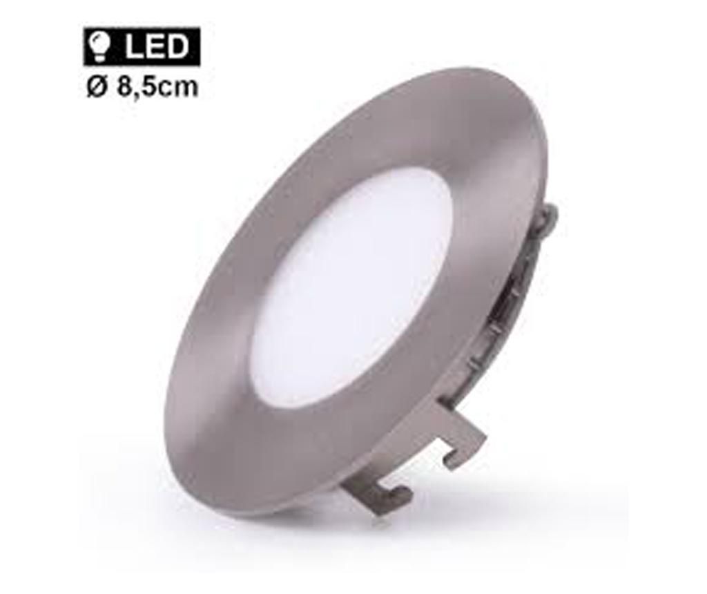 Spot LED Tween Light TINUS, 5.5 W, 600 lm, 12 cm diametru, rotund argintiu, lumina alba calda - Tinus