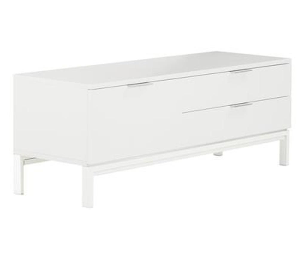 Comoda Ivonne, 40 x 120 x 45 cm, Alb Prl Furniture , Alba - PRL Furniture