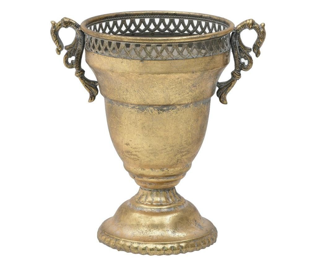 Vaza tip amfora Antique Gold – inart, Galben & Auriu
